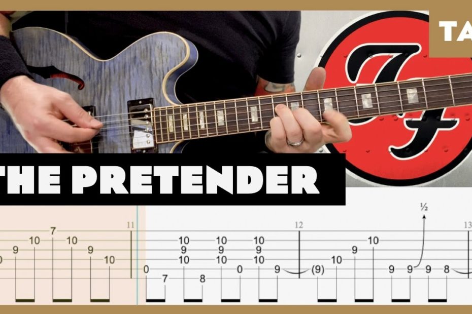 The Pretender Foo Fighters Cover | Guitar Tab | Lesson | Tutorial