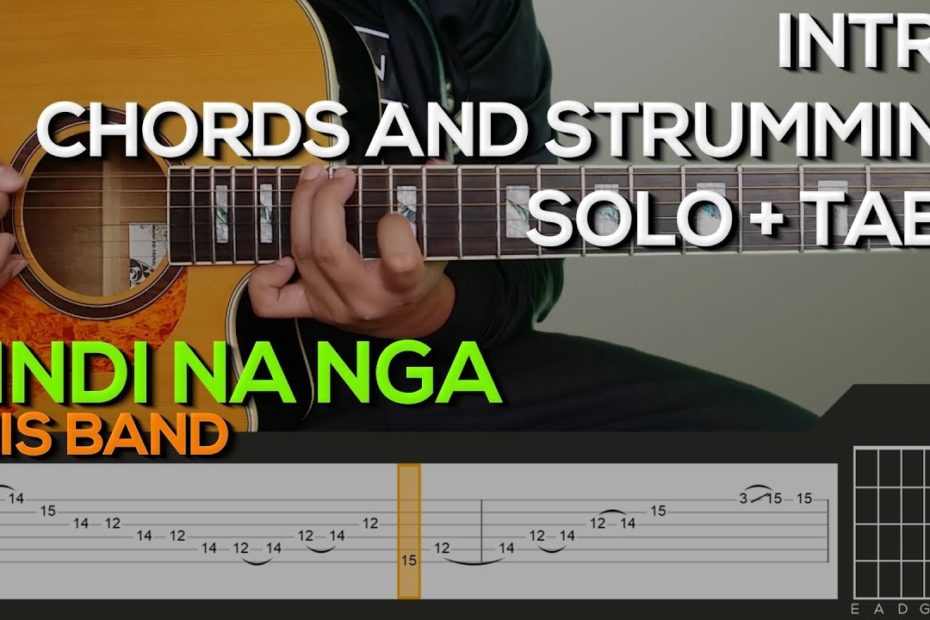 This Band - Hindi Na Nga Guitar Tutorial [INTRO, SOLO, CHORDS AND STRUMMING + TABS]