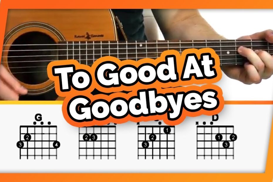 Too Good At Goodbyes Guitar Tutorial (Sam Smith) Easy Chords Guitar Lesson