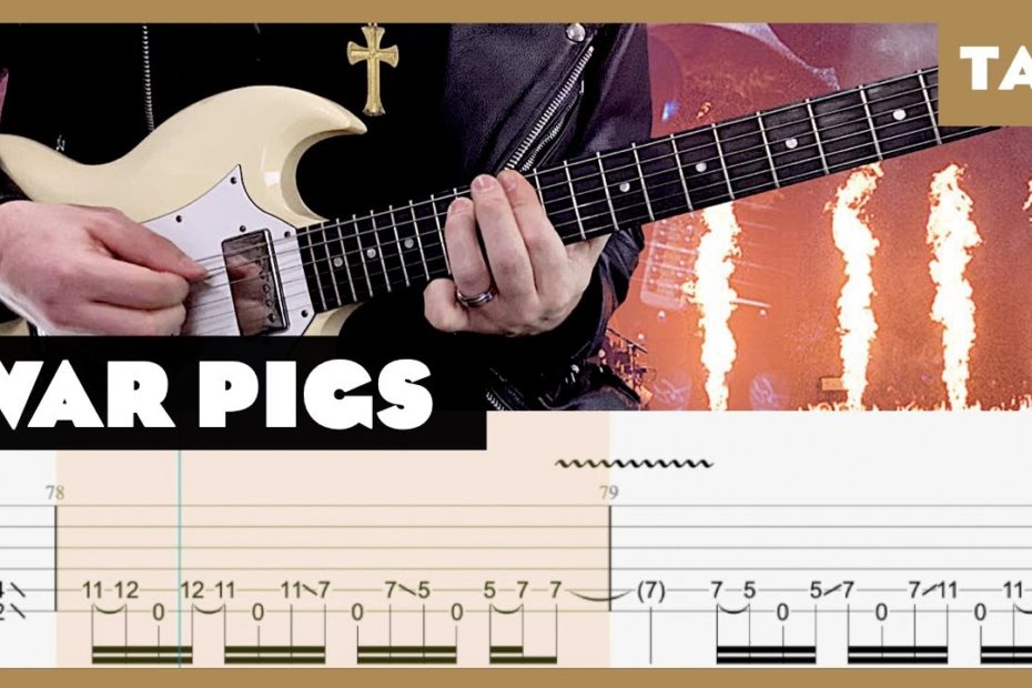 War Pigs Black Sabbath Cover | Guitar Tab | Lesson | Tutorial