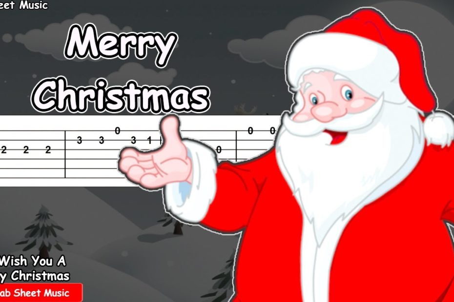 We Wish You A Merry Christmas - Easy Guitar Tutorial