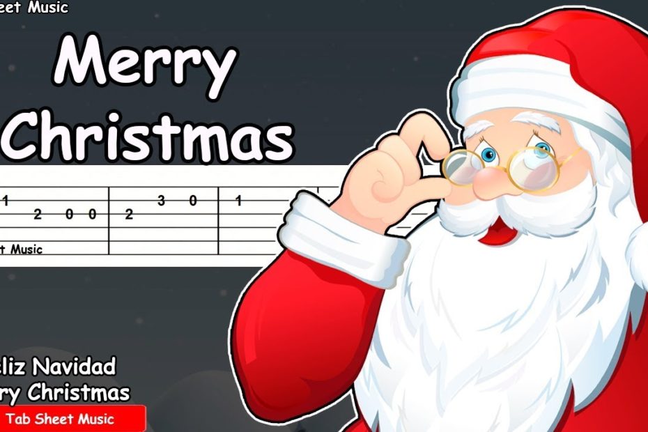 We Wish You A Merry Christmas Guitar Tutorial (Tab)