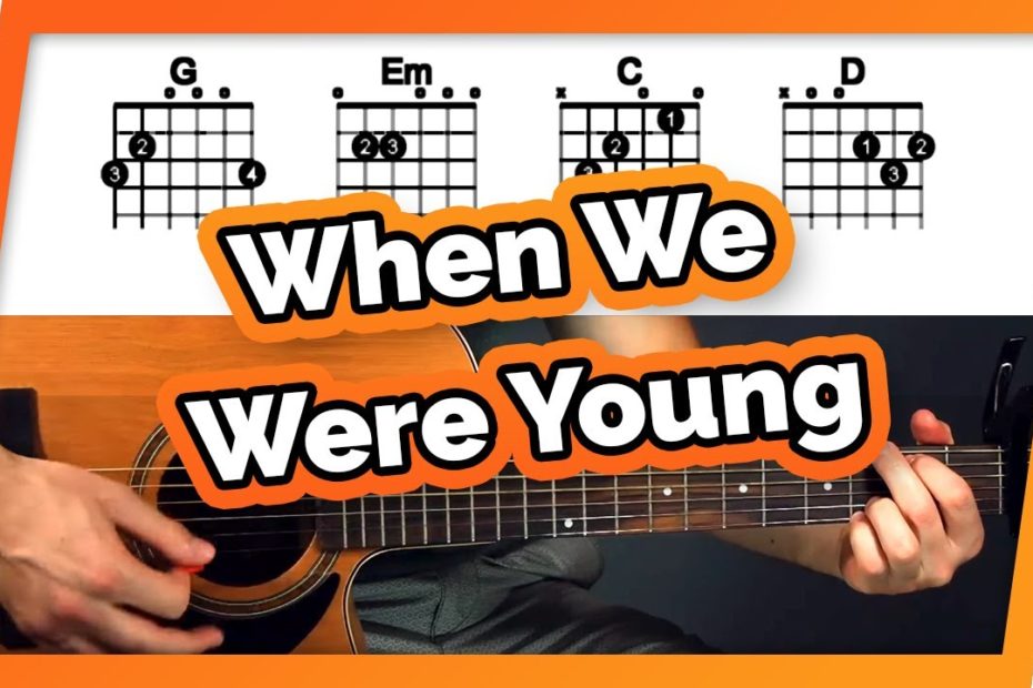 When We Were Young Guitar Tutorial (Adele) Easy Chords Guitar Lesson