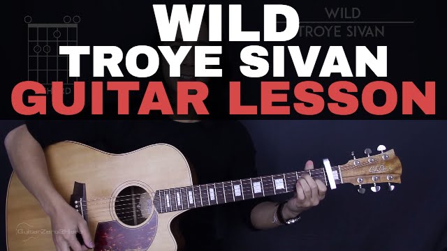 WILD - Troye Sivan Feat. Alessia Cara Guitar Tutorial Lesson Chords + Acoustic Cover