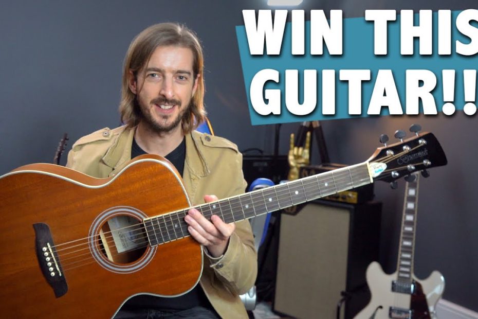 WIN MY GUITAR! - AGF200 Acoustic Guitar GIVEAWAY!