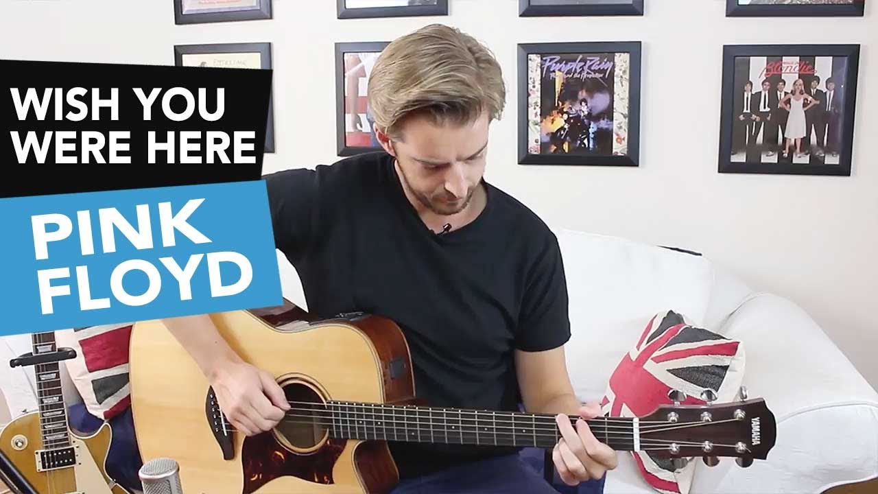 'WISH YOU WERE HERE' ACOUSTIC GUITAR TUTORIAL Pink Floyd Guitar
