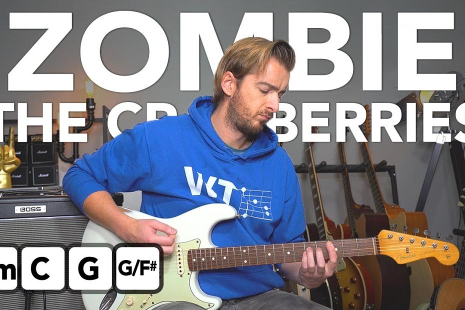 "Zombie" Guitar Lesson - The Cranberries - easy electric guitar songs