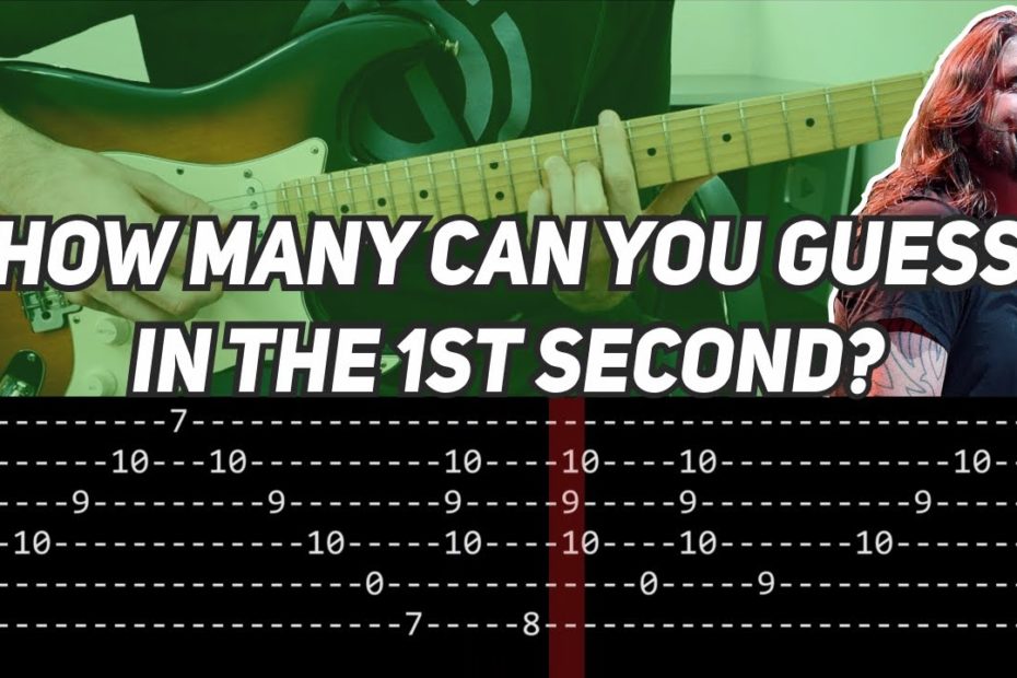 15 Instantly Recognizable Electric Guitar Intros (with TAB)