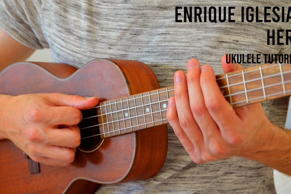 Enrique Iglesias - Hero EASY Ukulele Tutorial With Chords / Lyrics