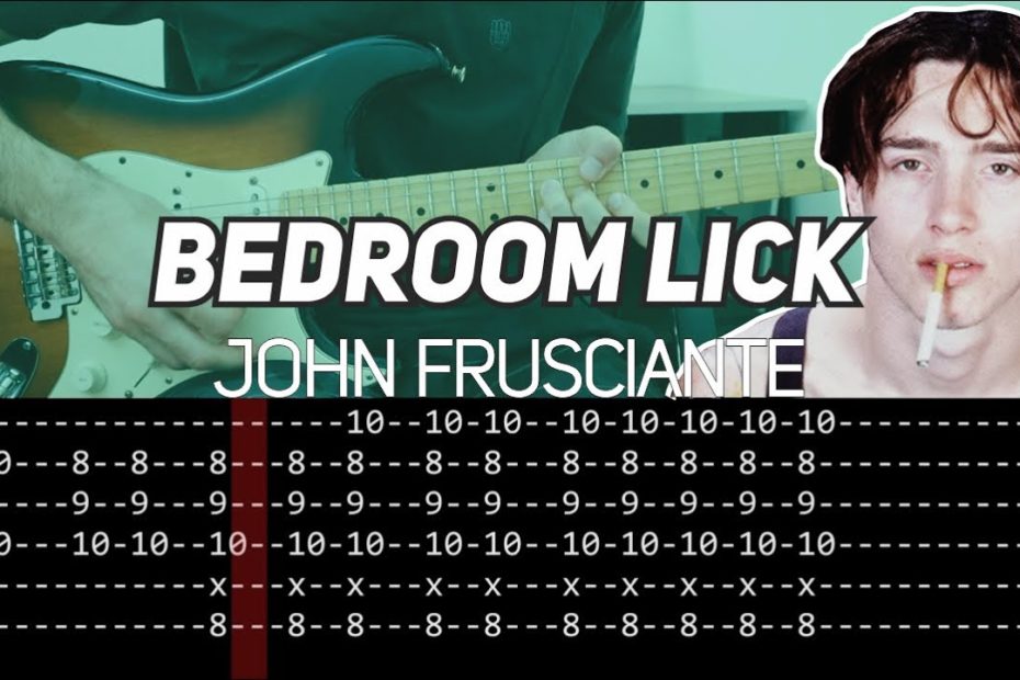 John Frusciante - Bedroom lick (Guitar lesson with TAB)