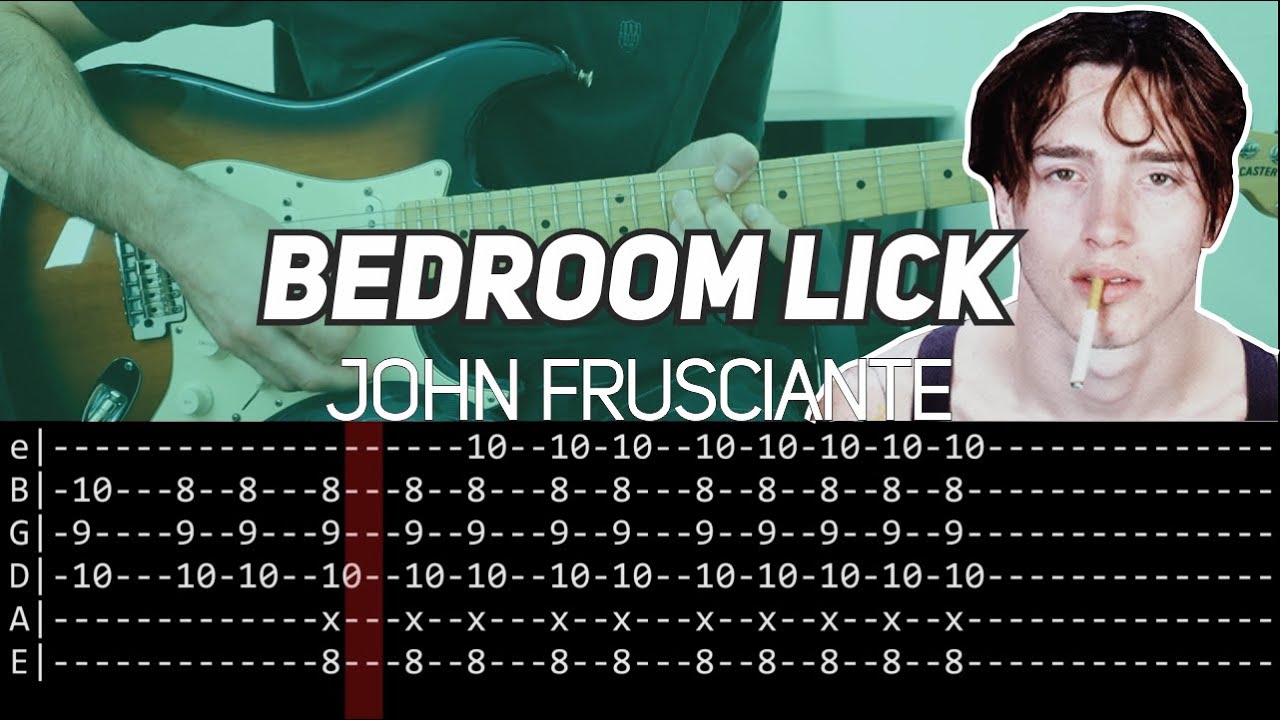 John Frusciante Bedroom lick (Guitar lesson with TAB) Nikola Gugoski