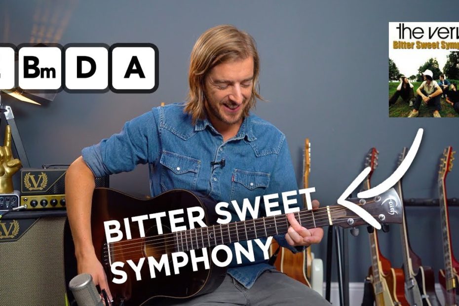 Play 'Bitter Sweet Symphony' by The Verve with FOUR simple CHORDS