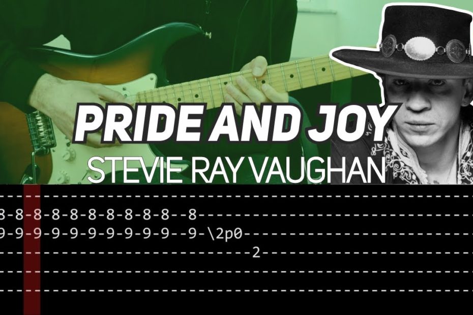 Stevie Ray Vaughan - Pride and Joy solos (Guitar lesson with TAB)