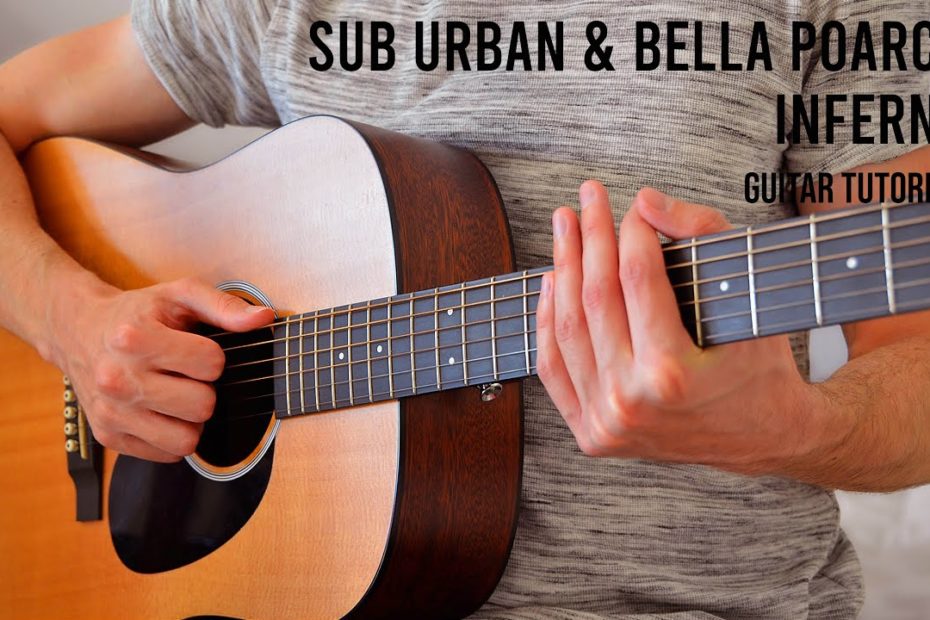 Sub Urban & Bella Poarch - INFERNO EASY Guitar Tutorial With Chords / Lyrics