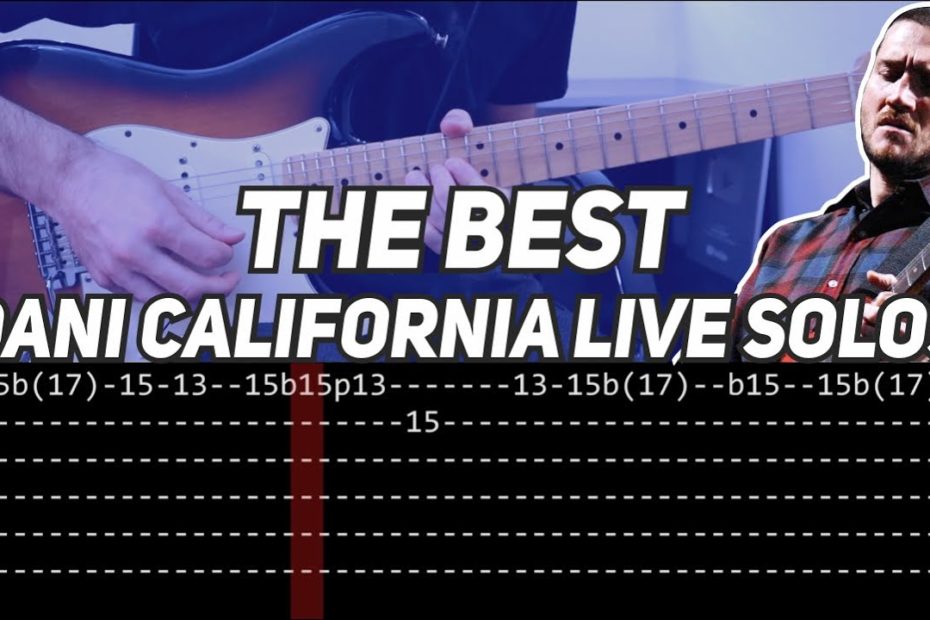 Top 3 Dani California Live Solos (cover with TAB)
