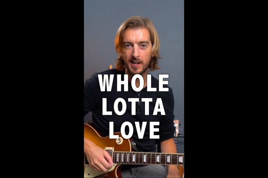 Whole Lotta Love - Riffs Everyone Should Know #shorts