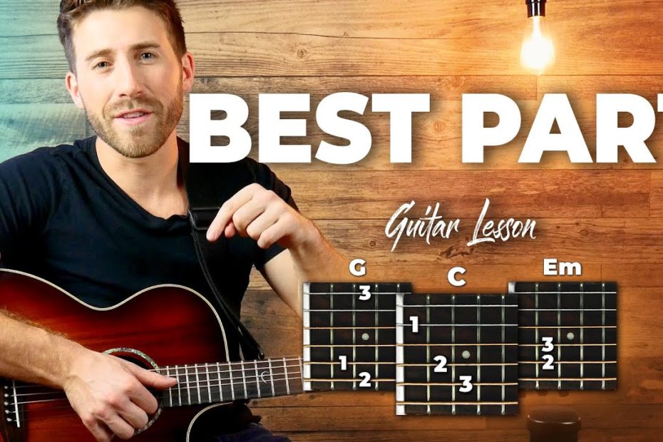 Best Part Guitar Tutorial - Daniel Caesar (Easy Chords Guitar Lesson)