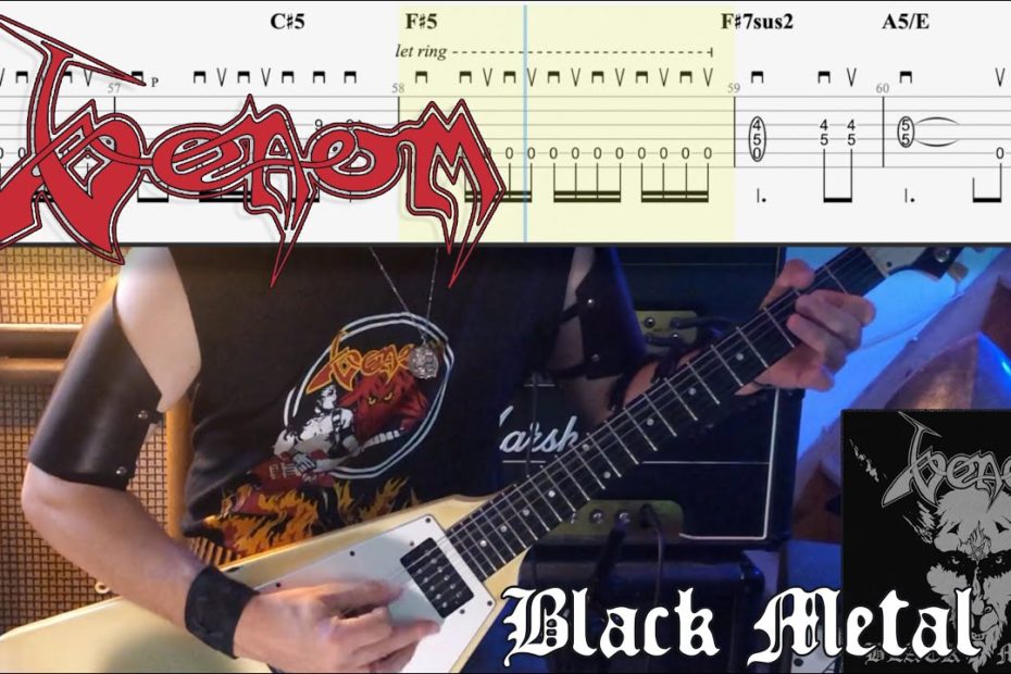 Black Metal - Venom | TAB | Cover | Tutorial