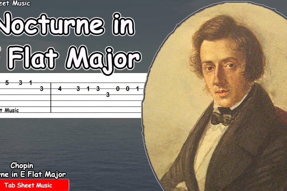 Chopin - Nocturne in E Flat Major (Op. 9 No. 2) Guitar Tutorial