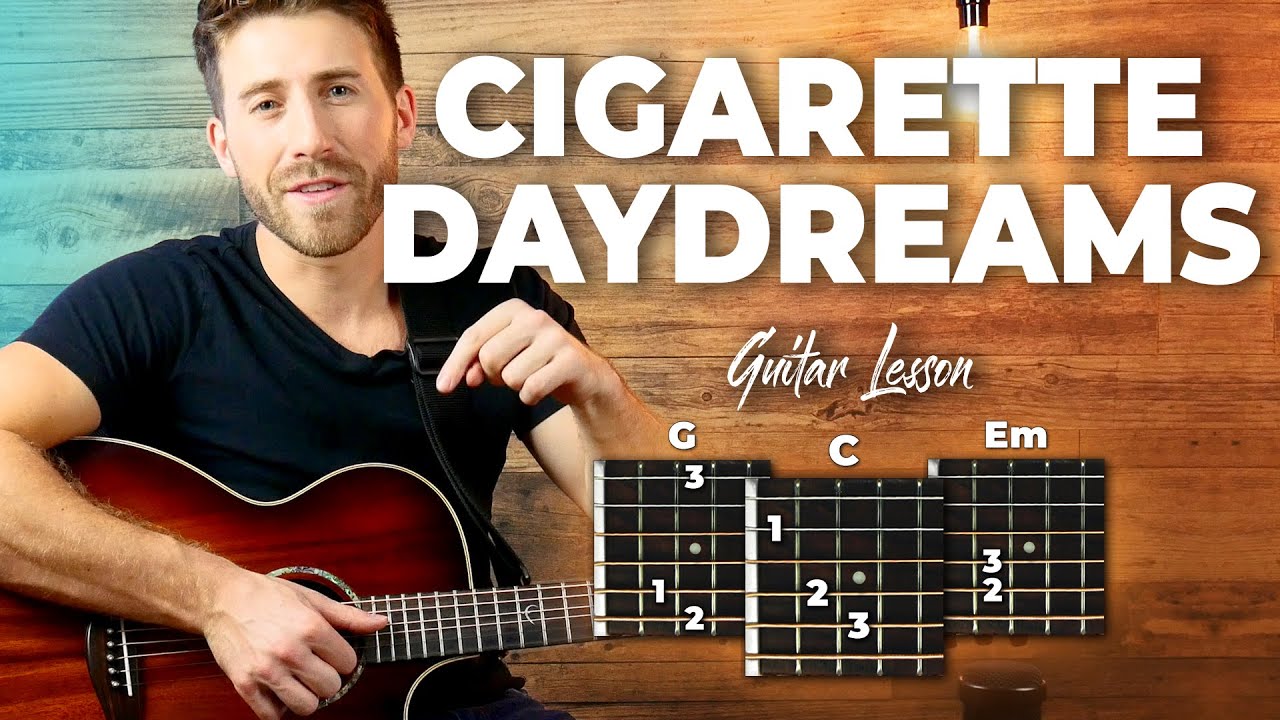 Cigarette Daydreams Guitar Tutorial Cage The Elephant(EASY CHORDS