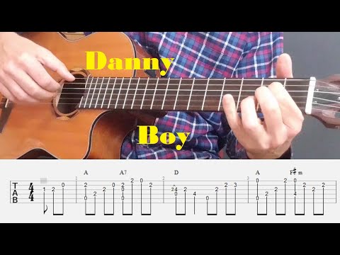 Danny Boy - Traditional - Fingerstyle Guitar Tutorial Tab