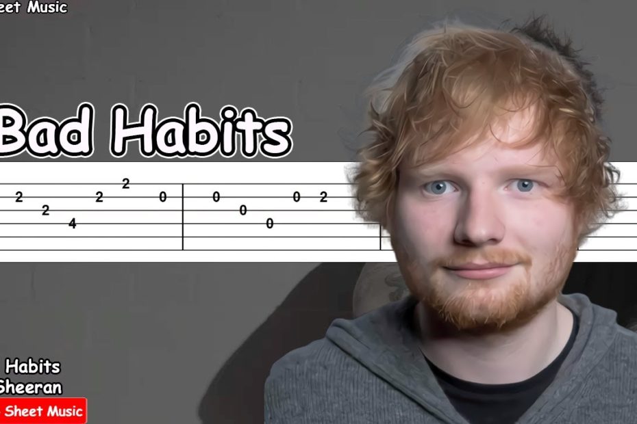 Ed Sheeran - Bad Habits Guitar Tutorial