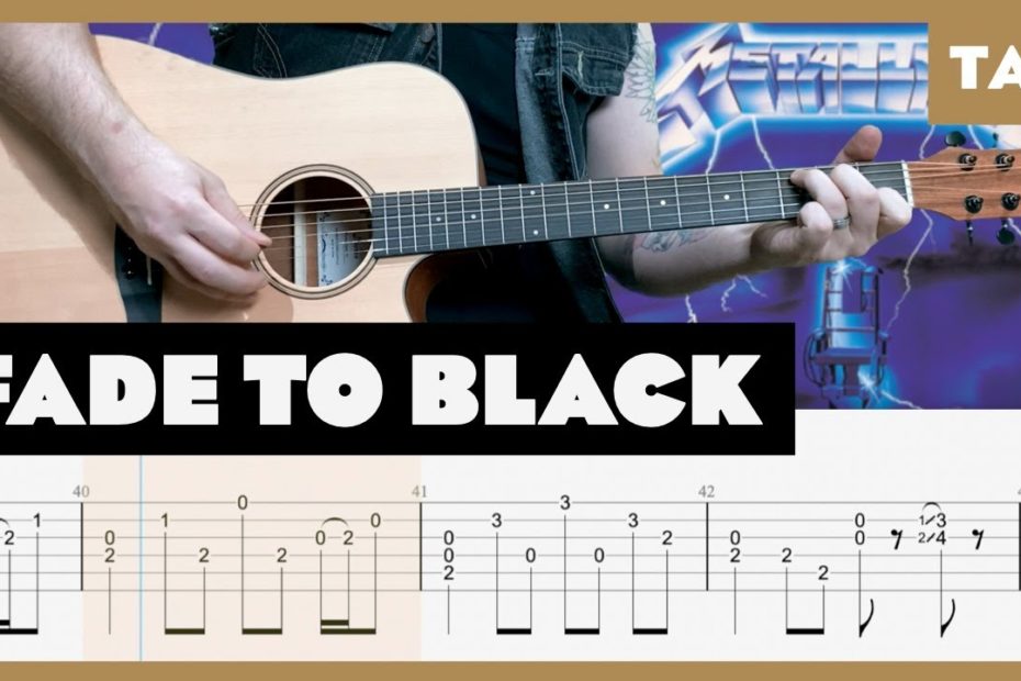 Fade to Black Metallica Cover | Guitar Tab | Lesson | Tutorial | Donner