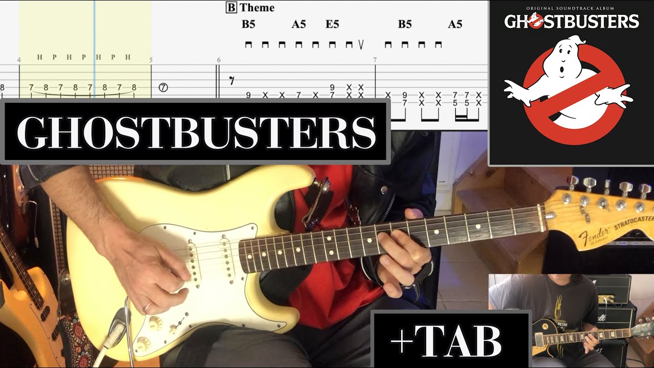 Ghostbusters Guitar Arrangement + TAB Guillaume Vrac