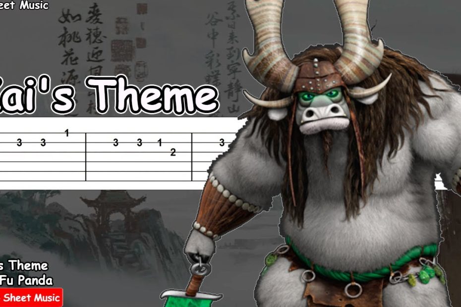 Kung Fu Panda 3 - Kai's Theme (The Arrival of Kai) Guitar Tutorial