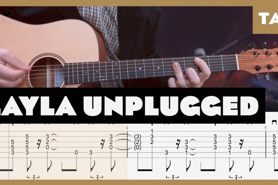 Layla Unplugged Acoustic Eric Clapton Cover | Guitar Tab | Lesson | Tutorial | Donner