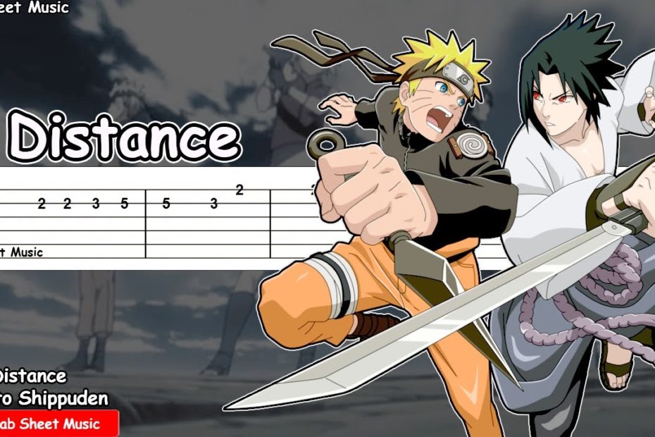 Naruto Shippuden OP 2 - Distance Guitar Tutorial