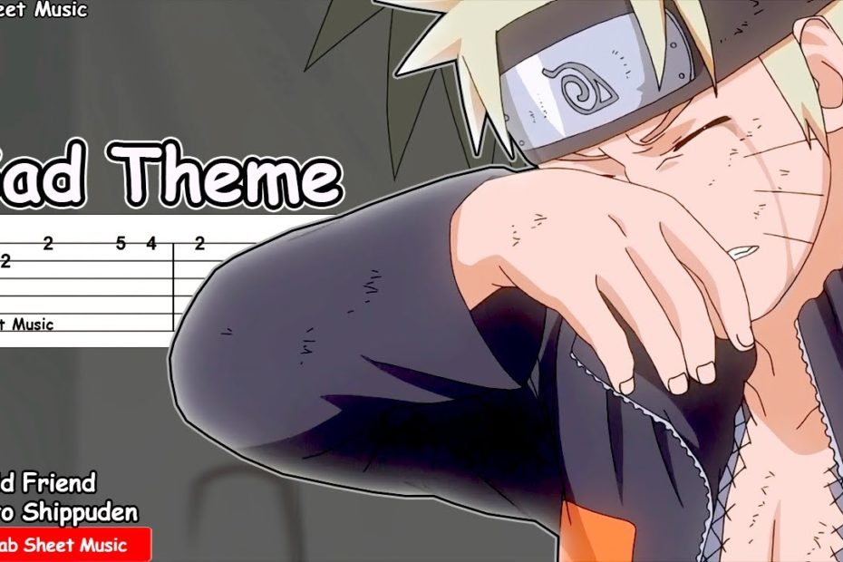 Naruto Shippuden - Sad Theme (Old Friend / Jiraiya Tribute) Guitar Tutorial