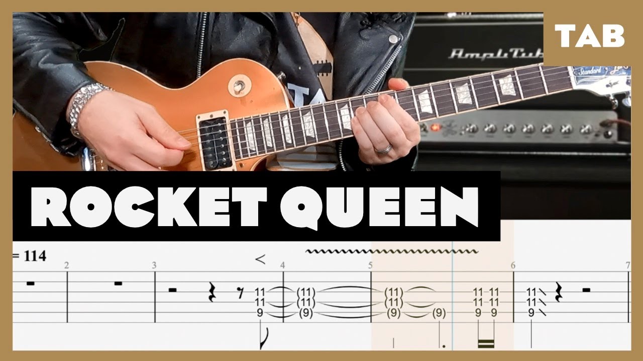 Рокет квин сигналы. Рокет Квин. Rocket Queen Guns n'. Queen Tabs. Бас гитара Queen.