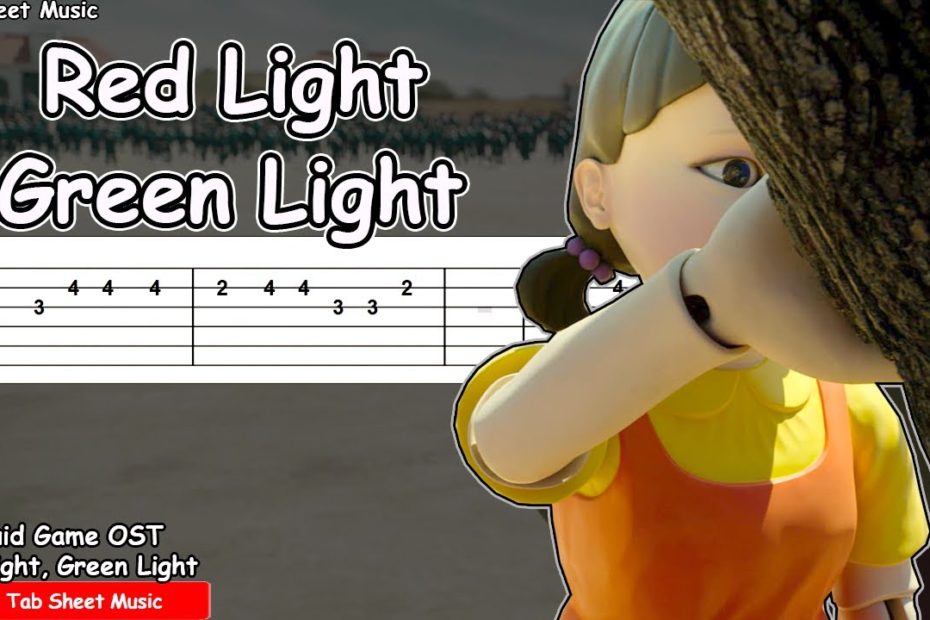 Squid Game OST - Red Light, Green Light Guitar Tutorial