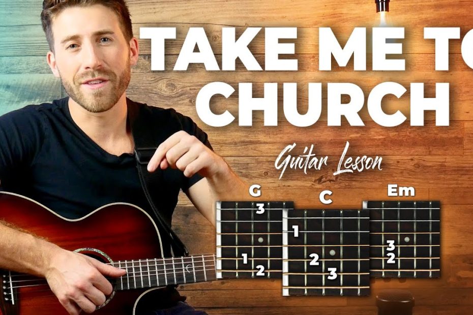 Take Me To Church Guitar Tutorial - Hozier (EASY CHORDS guitar lesson)