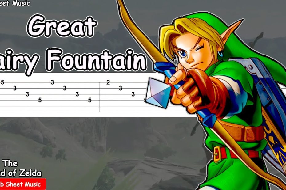 The Legend of Zelda - Great Fairy Fountain Guitar Tutorial