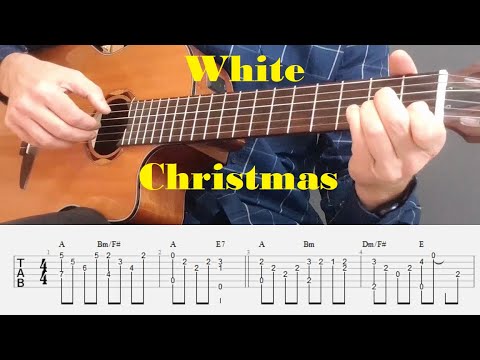 White Christmas - Fingerstyle Guitar Tutorial Tab