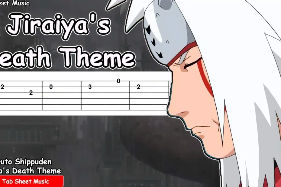 Naruto Shippuden - The Guts To Never Give Up (Jiraiya's Death Theme) Guitar Tutorial