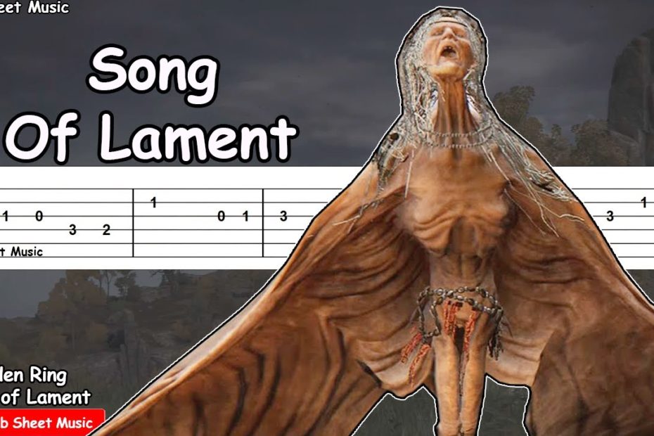 Elden Ring OST - Song of Lament (Song of the Bats) Guitar Tutorial