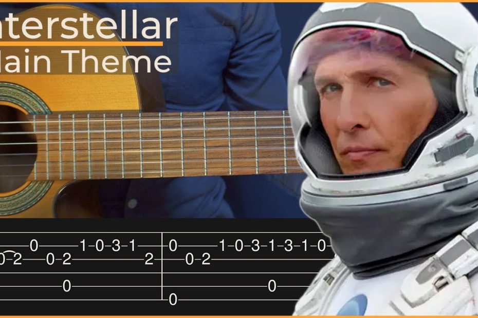 Interstellar Main Theme - Hans Zimmer (Simple Guitar Tab)