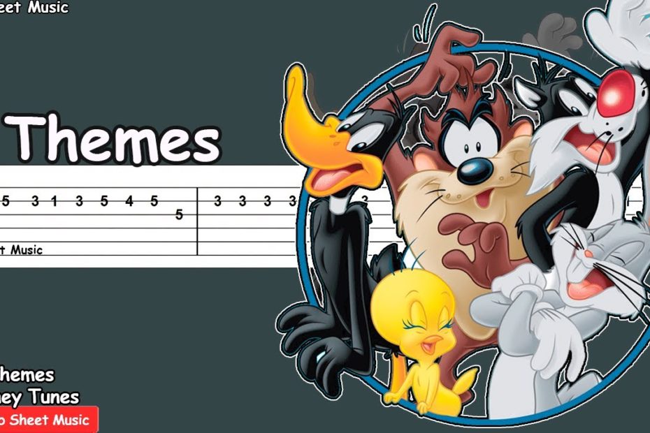 Merrie Melodies & Looney Tunes - Theme Guitar Tutorial