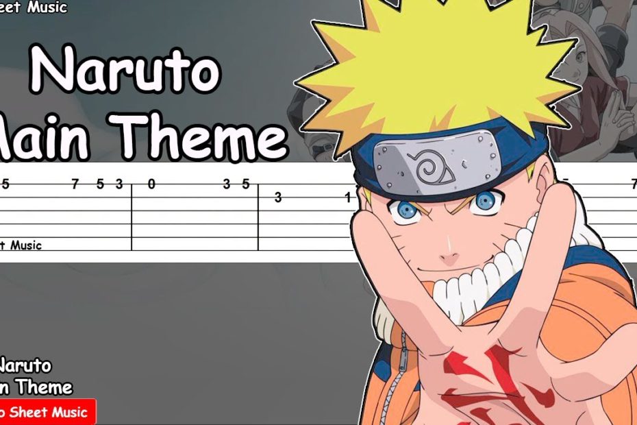 Naruto OST - Naruto Main Theme Guitar Tutorial