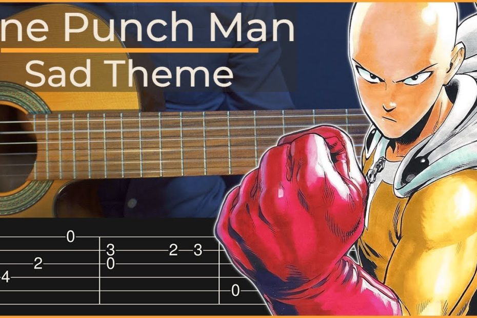 One Punch Man - Sad Theme (Simple Guitar Tab)