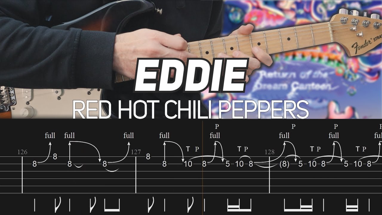 Red Hot Chili Peppers Eddie (Guitar lesson with TAB) *No solo