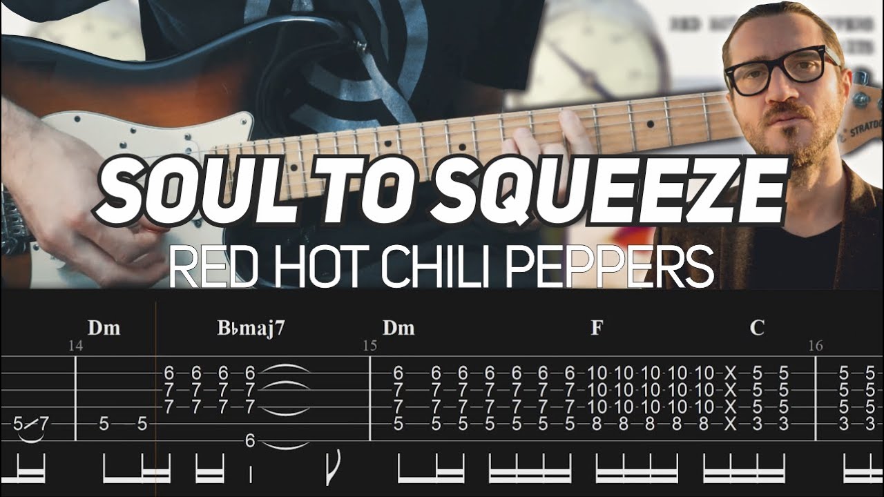 Red Hot Chili Peppers Soul To Squeeze (Guitar lesson with TAB