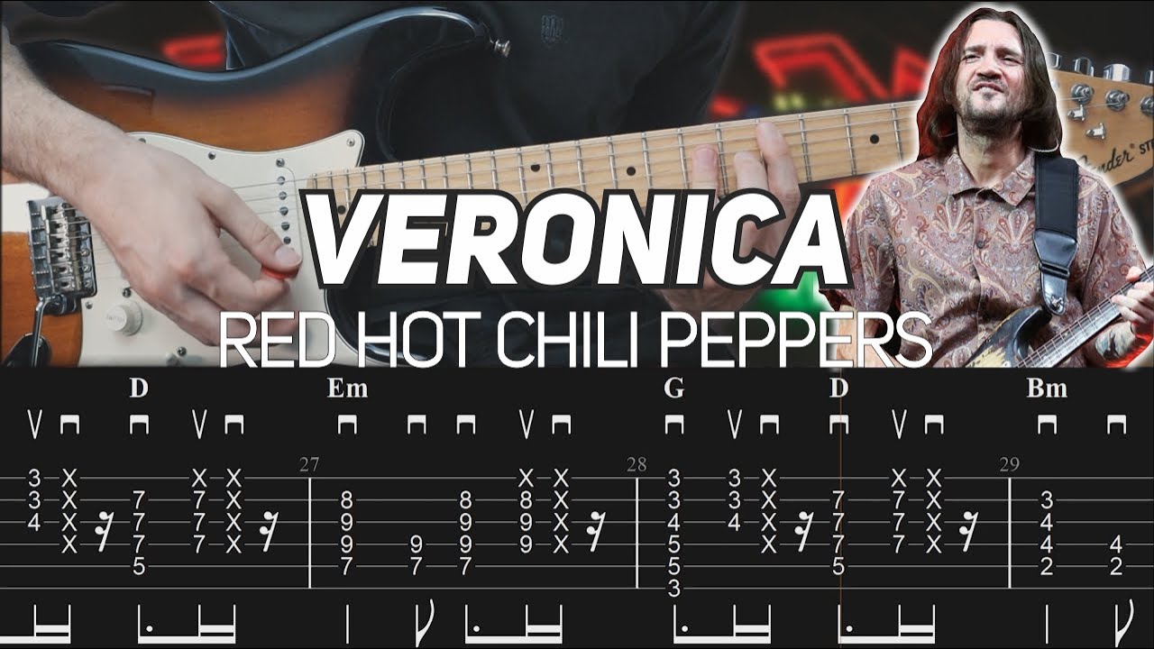 Red Hot Chili Peppers Veronica Guitar Lesson With Tab Nikola Gugoski