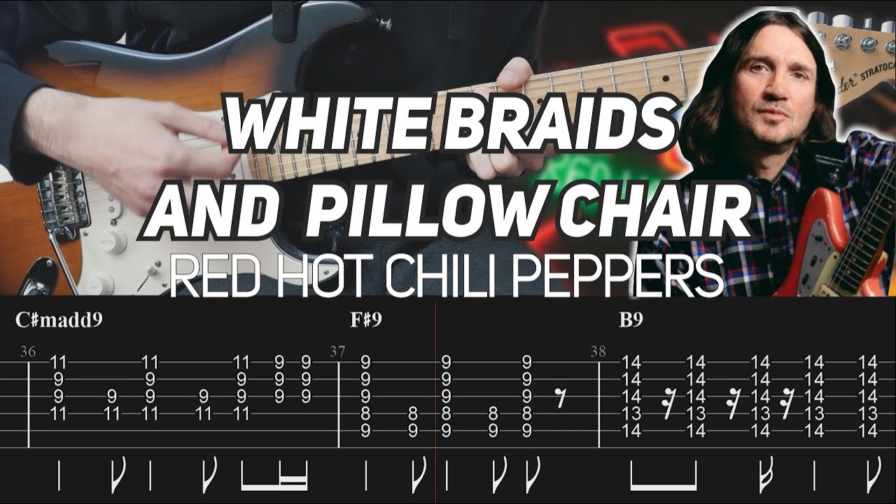 Red Hot Chili Peppers White Braids & Pillow Chair (Guitar lesson with