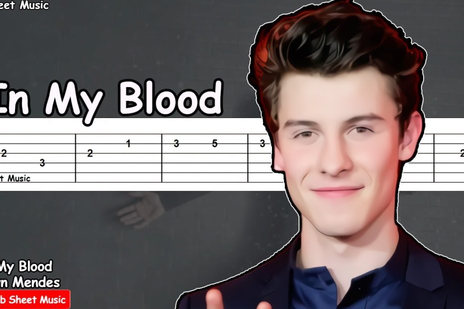 Shawn Mendes - In My Blood Guitar Tutorial | TAB