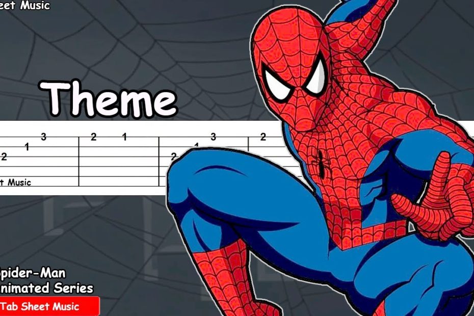 Spider-Man The Animated Series - Theme Guitar Tutorial