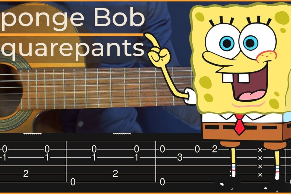 SpongeBob SquarePants - Closing Theme (Simple Guitar Tab)